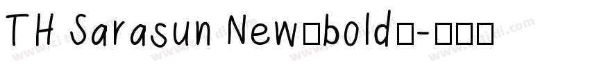 TH Sarasun New（bold）字体转换